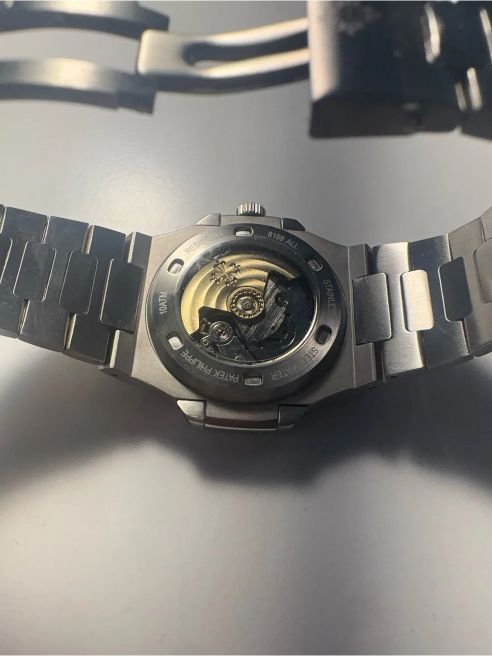 Patek Philippe Nautilus Wristwatch with Dark Green Dial